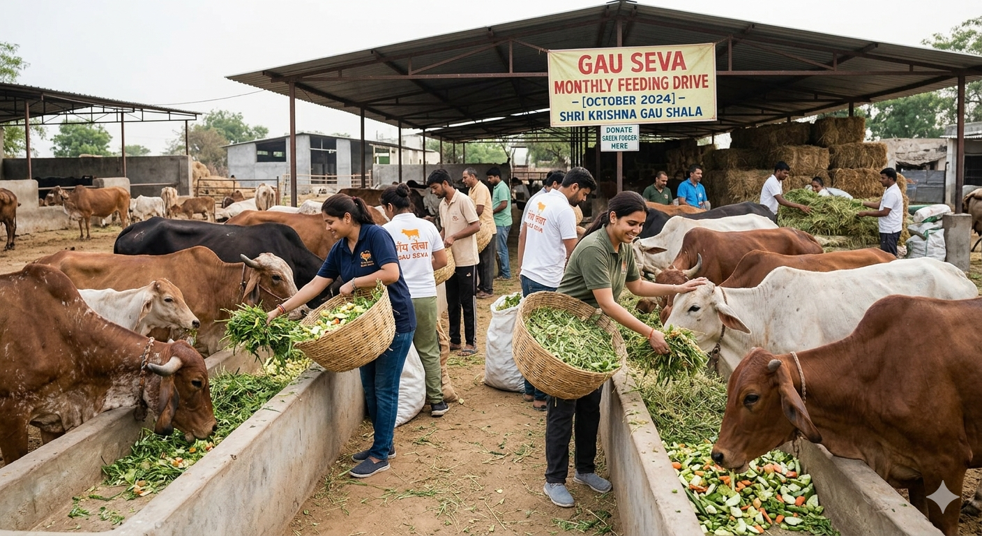 Gau Seva Monthly Feeding